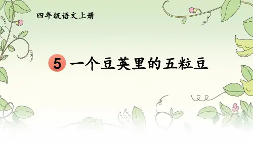 第二单元教材习题答案(课件)统编版语文四年级上册