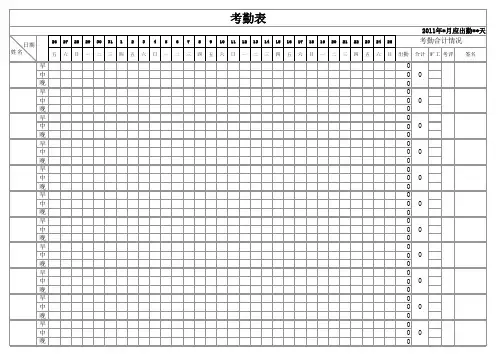 【实用资料】生产车间考勤表.xls
