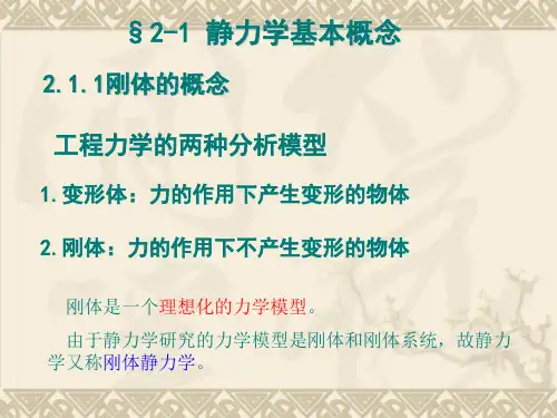 工程力学第2章静力学