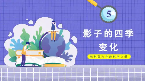 影子的四季变化小学科学六年级上册PPT课件