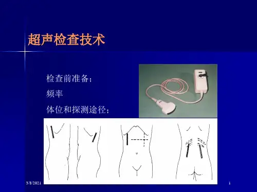 泌尿系疾病超声诊疗培训课件