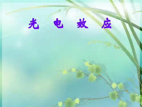 高考物理光电效应 PPT课件 图文
