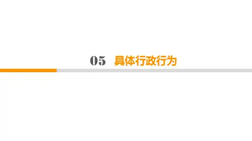 行政法与行政诉讼法第五章