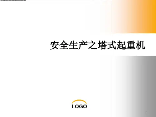 安全生产之塔式起重机ppt课件