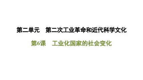 工业化国家的社会变化ppt课件