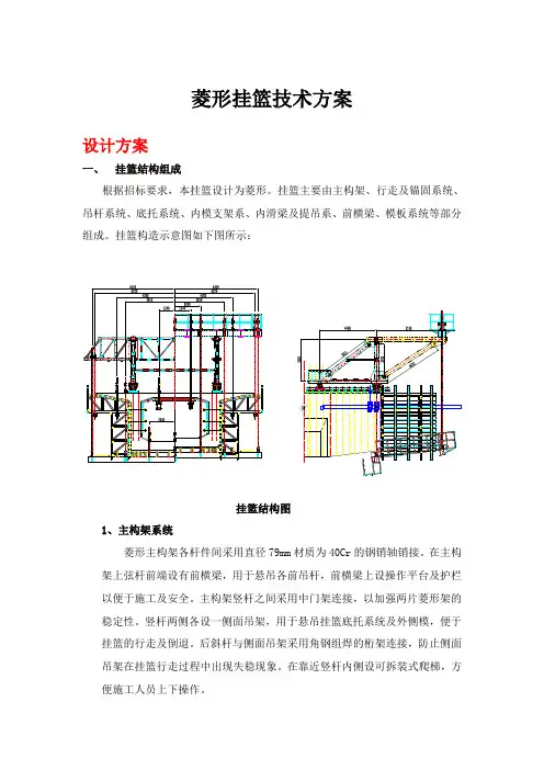 挂篮设计说明