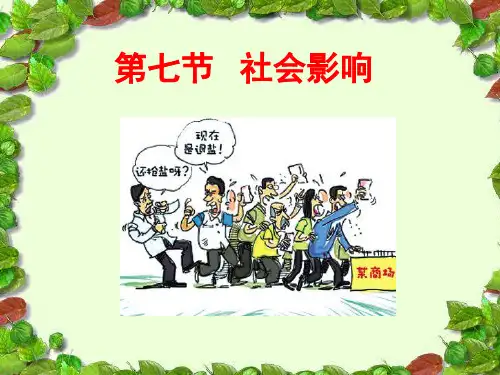 心理咨询师培训《社会心理学-社会影响》课件