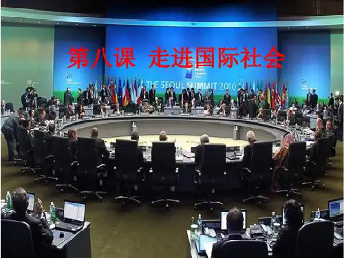 《走进国际社会》PPT课件