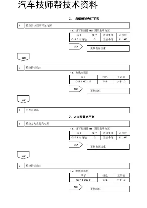 比亚迪s6维修维修手册(点烟器)