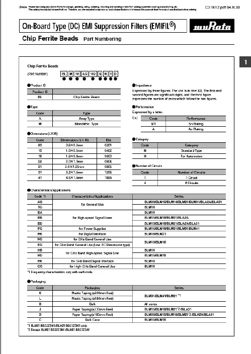 DLW5BSN102SQ2中文资料