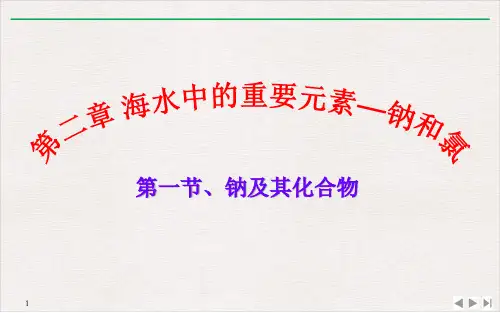 钠及其化合物 课件【新教材】人教版高中化学必修一PPT