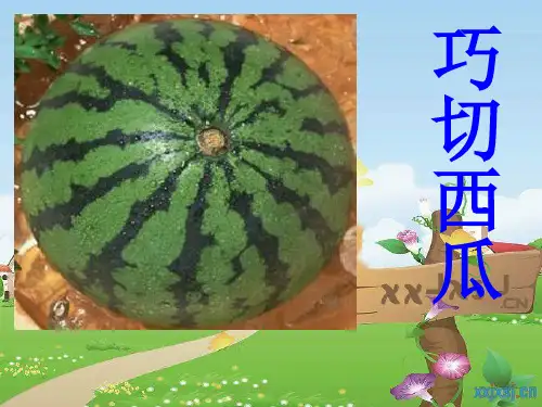 巧切西瓜二年级