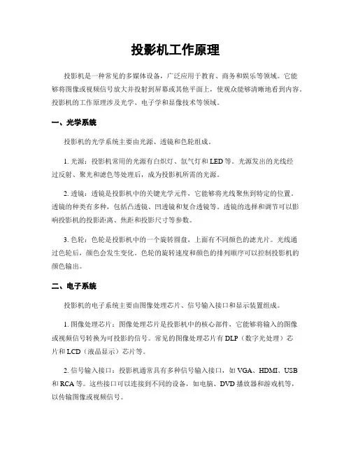 投影机工作原理
