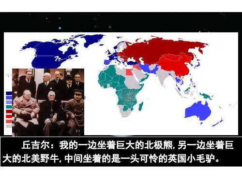 人教版《两极世界的形成》优秀课件
