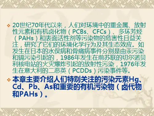 环境中的重要污染物及其生态效应PPT课件