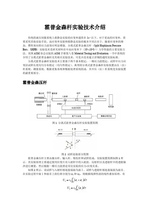 霍普金森杆实验介绍