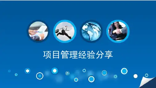 项目管理经验分享精品PPT课件