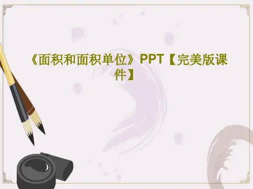 《面积和面积单位》PPT【完美版课件】28页PPT