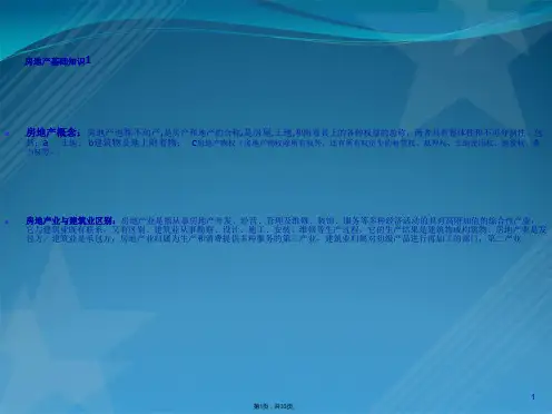 房地产基础知识