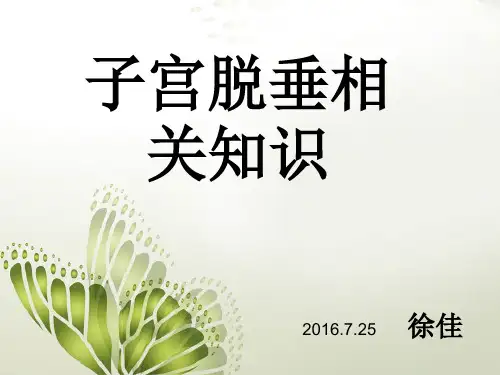 子宫脱垂