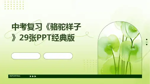 中考复习《骆驼祥子》29张PPT经典版