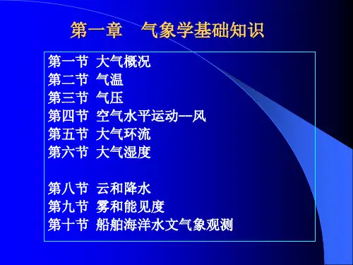 航海气象学课件