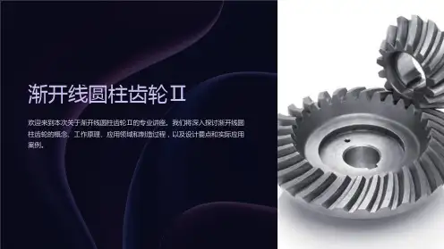 渐开线圆柱齿轮Ⅱ