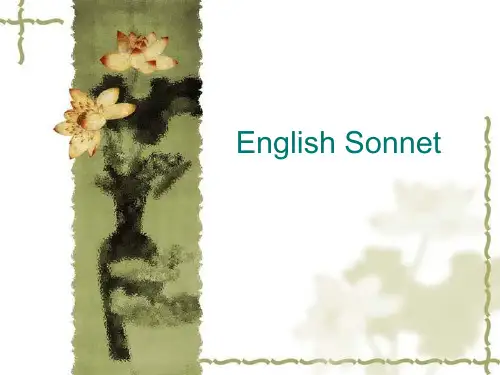 Unit 3 shakespeare sonnet