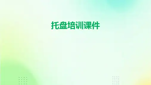 托盘培训课件ppt