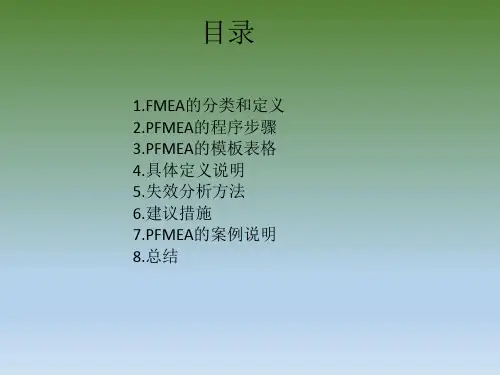 PFMEA培训资料