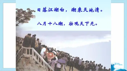 《观潮》(共66张PPT)