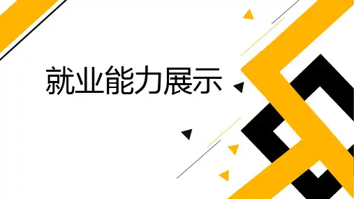 就业能力展示(修改版)