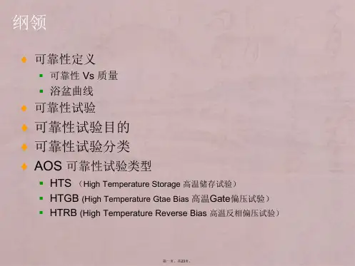 可靠性试验简介