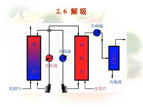 化工原理下册课件第二章 吸收第6次课解吸及其他条件下的吸收