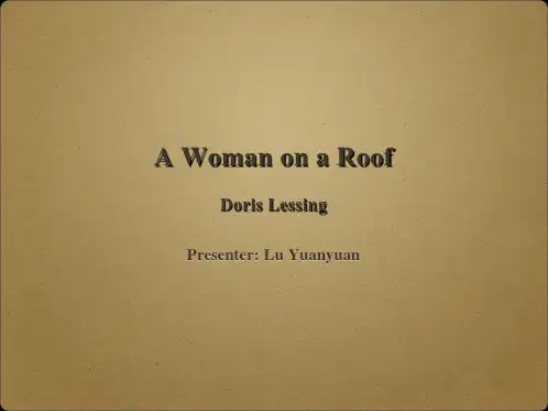 A Woman on a Roof