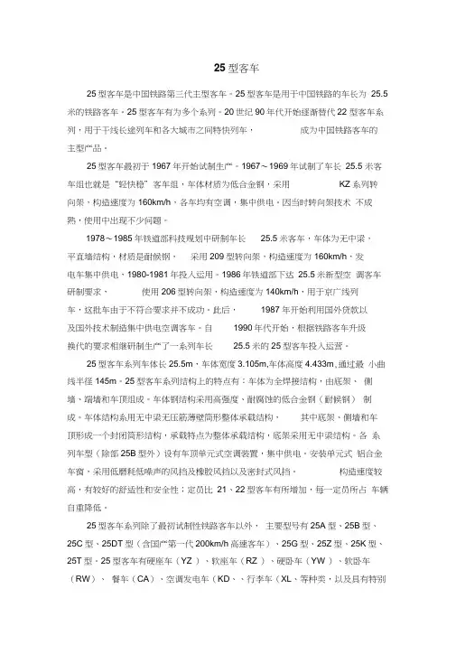 25型系列客车