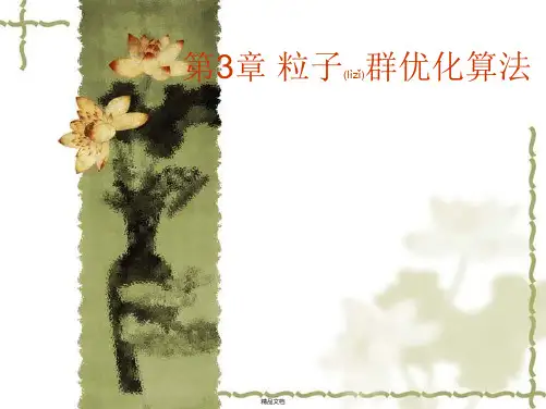 讲座：粒子群算法介绍