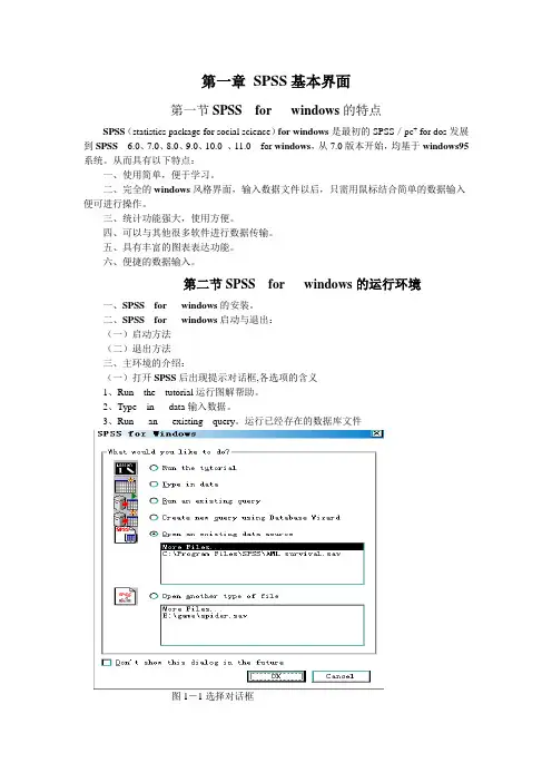 SPSS基本界面