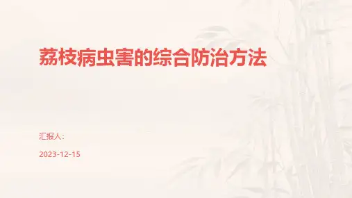 荔枝病虫害的综合防治方法