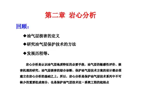 第2章  岩心分析