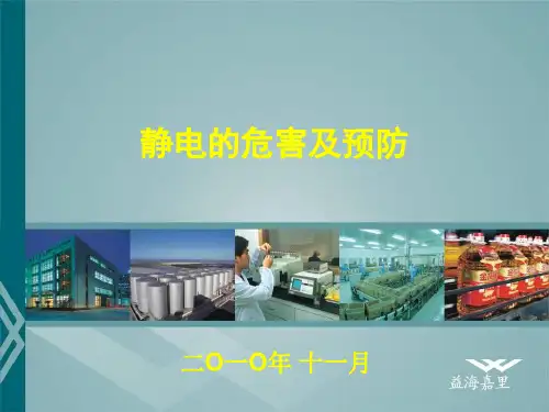 静电危害及预防ppt课件