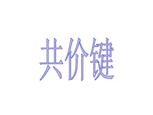 共价键PPT课件