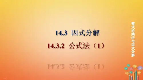 《整式的乘法与因式分解》ppt-优秀版2