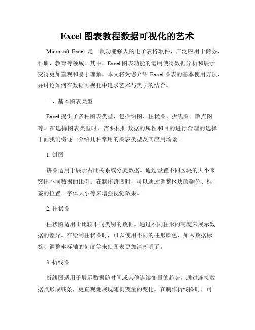 Excel图表教程数据可视化的艺术