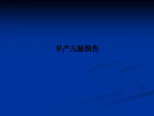 早产儿脑损伤