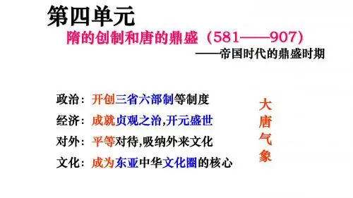 第13课_隋唐政治新格局新