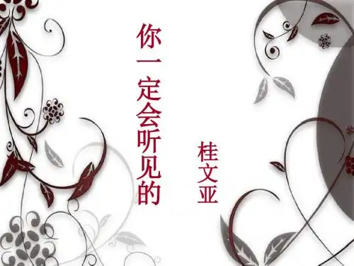 《你一定会听见的》 PPT教学课件3