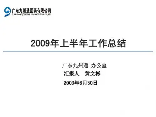 1.10【办公室】09年上半年工作总结