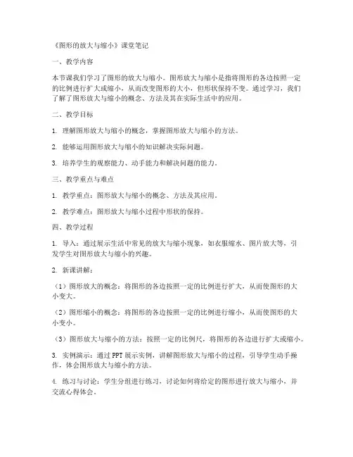 《图形的放大与缩小》课堂笔记_(13)