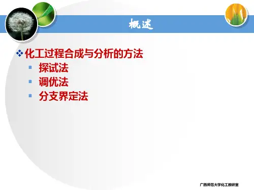 过程分析与合成复习